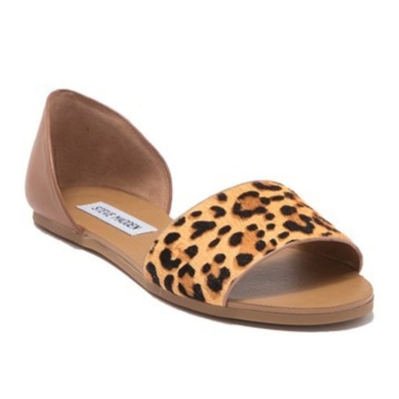 STEVE MADDEN LEOPARD Sidestep Sandal - Picture 1 of 4